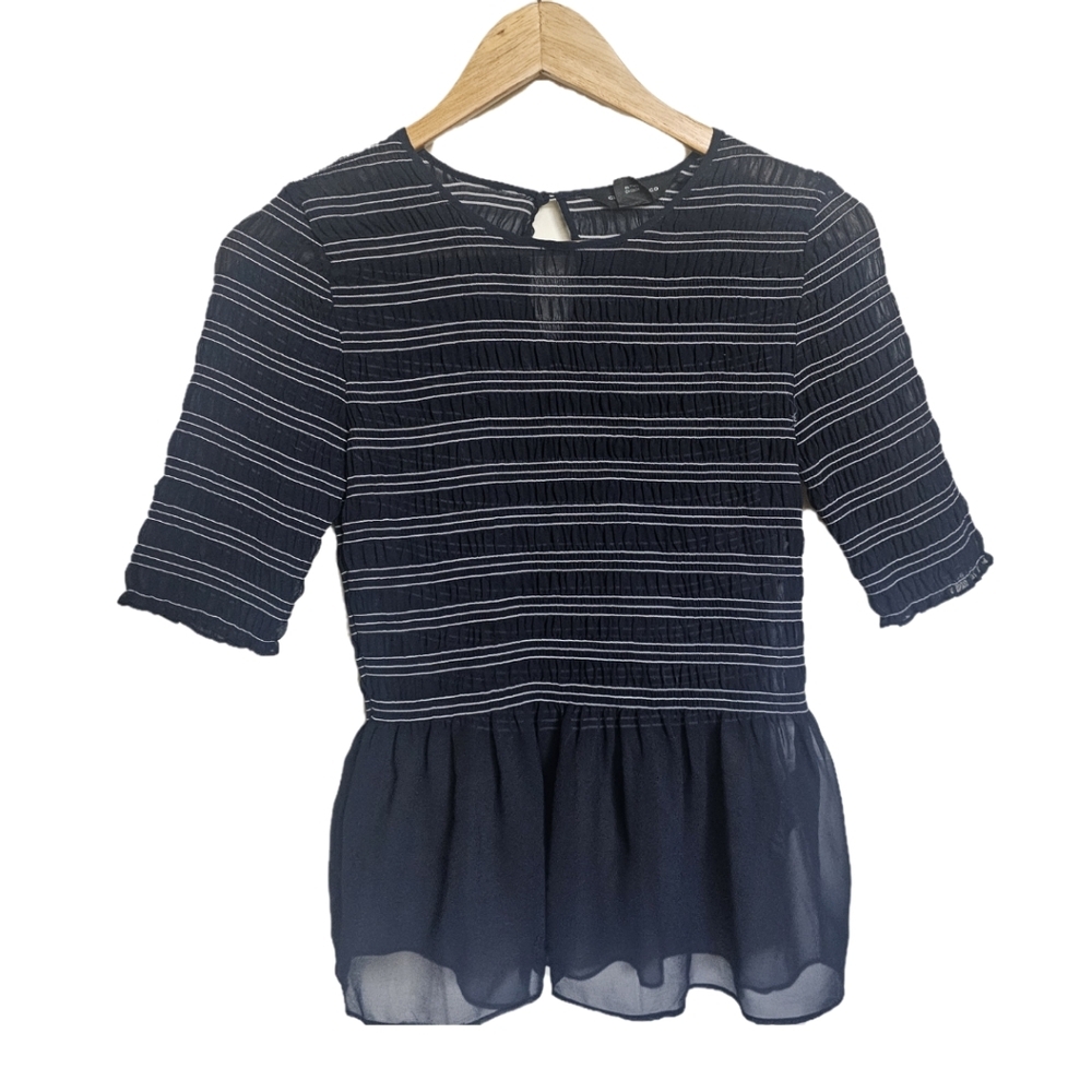 Club Monaco Stripe Blouse